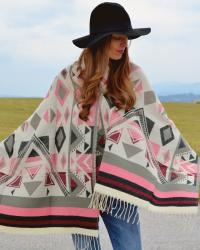 jacquard blanket scarf 