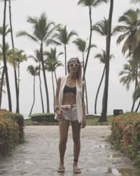 Chaleco, shorts y Punta Cana