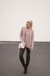 Cute + Comfy Mauve Sweater Under $30
