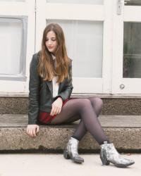 HERBST OUTFIT: The Red Skirt - Strijp-S in Eindhoven! 