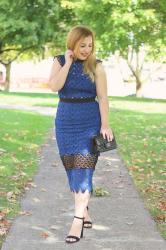 Blue Midi Dress 