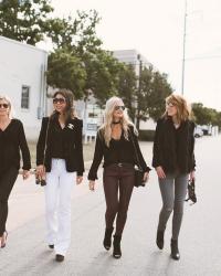 CHIC AT EVERY AGE // BLACK VELVET BLOUSE