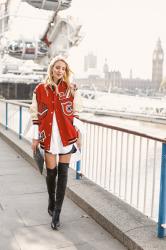 Coach Bomber jacket & overknees | London