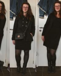 Une robe noire, 3 tenues (garde-robe capsule d'automne)