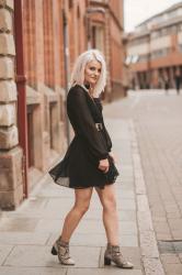 Little Black Dress and Boots