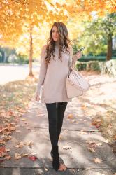 How to Style Faux Leather Leggings