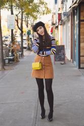 The best time wear a striped sweater