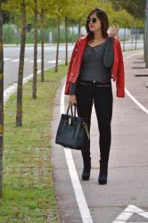 Look of the day: Red Biker