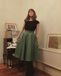 Sewing Update: My First Circle Skirt!