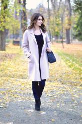 Dusty Pink Coat For Autumn | What I Wore