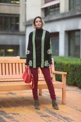 OOTD: how to wear a kimono in fall