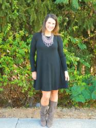 Little Black Swing Dress