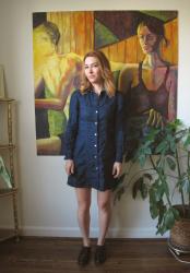 Completed: Denim Rosa Dress