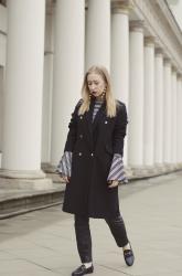 Stylizacja z użyciem skórzanych loafersów