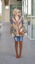 Bohemian Tunic Top