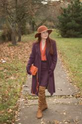 Purple and Orange Outfit