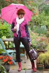 One Pink Spotty Vintage Jacket, 3 Ways | PPP 9