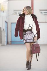 BURGUNDY COAT