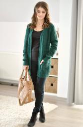Green Cardigan | What I Wore