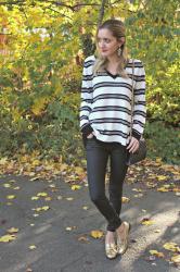 HORIZONTAL STRIPES & HINTS OF METALLICS