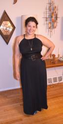 LBD {long black dress} for Workwear Wednesday