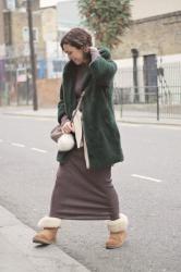 LONG DRESS + UGG - LONDON DAY 3