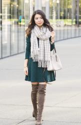 Cable Sweater Dress