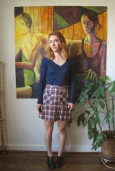 Completed: Plaid Rosarí Skirt