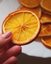 vianočné ozdoby zo sušeného pomaranča // christmas decoration from dried orange slices