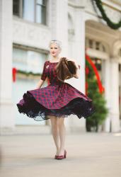 Tartan || The Pretty Dress at Christmastime