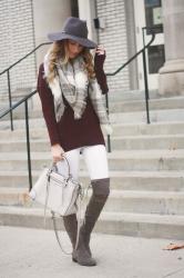 Burgundy and White + a $1000 Giveaway! 