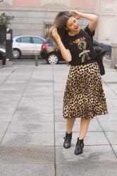 Leopard skirt