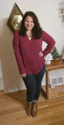 beautiful burgundy {workwear wednesday}