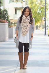 5 Outfits With a Grey Cardigan