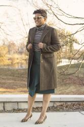 OOTD:  J. Crew Collection Rhodes Topcoat in Scottish Tweed 