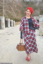 Plaid 1930s Ensemble