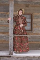 • 1845 Brown Dress, Finished at Last!!! •