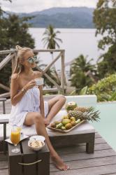 Breakfast by the pool | Bocas del Toro