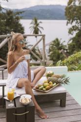 Breakfast by the pool | Bocas del Toro