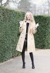 Styling A Trench Coat For A Winter Occasion
