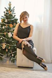 Slip Dress Outfit – Natale romantico (Una fashion blogger sotto l’albero)