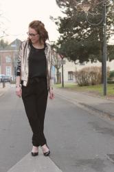 BOMBER A SEQUINS / LOOK DE FETES