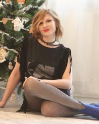 Frange e Glitter – Outfit Natale Folk (Una fashion blogger sotto l’Albero)
