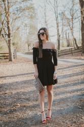 Ruffle Off the Shoulder Dress