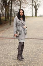 Gray coat