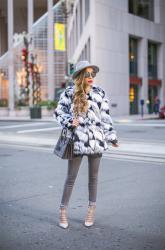 PATCHWORK FAUX FUR