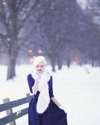 Winter Wonderland || Snow Doll in Unique Vintage