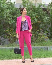 PINK SUIT OUTFIT