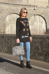 Rock the embroidery fashion trend without breaking the bank (Fashion Blogger Outfit)