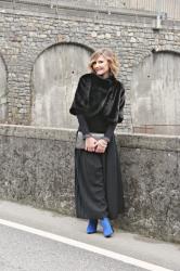 Wearing black to look slim – Il nero snellisce (Fashion Blogger Outfit)